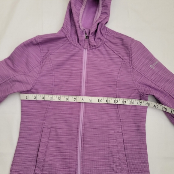 FREE COUNTRY Girls. Water Resistant Super Softshell Reflective Hooded Jacket - Picture 13 of 15